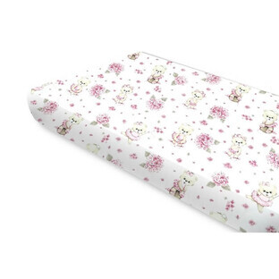 Bed sheet with elastic, Pink Ballerina, 160x80 cm, MimiNu