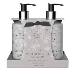 Winterwensen handverzorgingsset, 2 x 300 ml, Scottish Fine Soaps