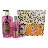 Set crema mani e corpo + spray corpo + gel doccia, profumo Jewels Love Kisses, Eyup Sabri Tuncer
