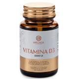 Vitamine D3, 5500 IU, 60 gélules, Aronia Charlottenburg