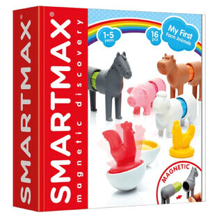 My First Farm Animals magnetic game, 16 pieces, Smart Max