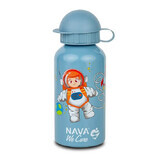 Heat insulated aluminum bottle We Care, blue, 400 ml, Nava
