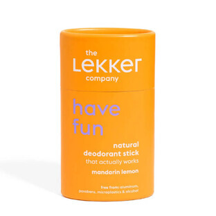 Natürlicher Deodorant-Stick Mandarine und Zitrone Have Fun, 40 g, Lekker