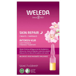 Weleda Skin Repair Intensivpflege mit Hagebutte, Ampullen, 7 x 0,8 ml