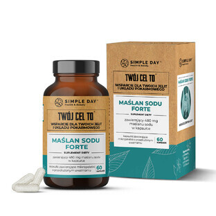 Simple Day Sodium Butyrate Forte, 60 capsules