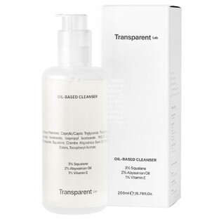 Transparent Lab Oil Based Cleanser, ulei de curățare profundă pentru față, 200 ml