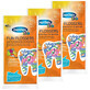 DenTek Kids Fun Flosser set, cepillos de seda dental para niños, 3 x 40 piezas