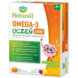 Naturell Omega-3 Pupil, jelly rolls, from 3 years, 27 pieces
