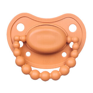 Luu Kids, chupete, posicionamiento, silicona, Pumpkin Spice, a partir de 6 meses, 1 ud.