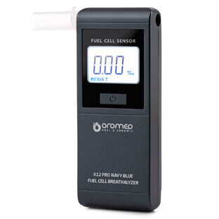 Oromed X12 Pro, elektrochemisches Alkoholtestgerät, marineblau