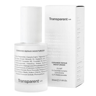 Transparent Lab Ceramide Repair Serum, siero riparatore intensivo con ceramidi, 30 ml