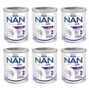 Nestle NAN Expertpro HA 2, opvolgmelk voor zuigelingen na 6 maanden, 6 x 800 g