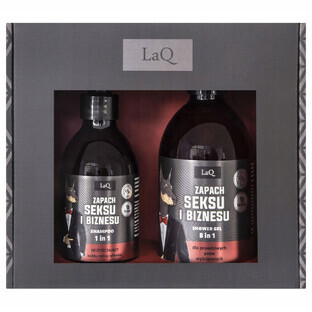 Set LaQ Doberman, 8în1 gel de duș, 500 ml + șampon de curățare, 300 ml