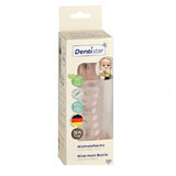 Wide-necked PP bottle, 300ml, +0 months, pink, Dentistar
