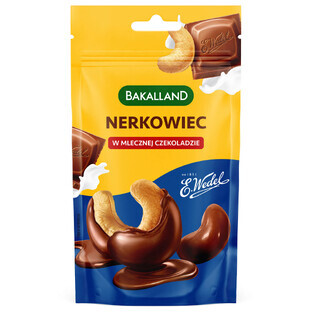 Bakalland Cashew in Milchschokolade, 75 g