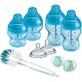 Tommee Tippee CTN ADVANCED ANTI-COLIC Newborn Starter Kit, albastru