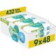 Pampers Harmonie Aqua Plastic Vrije Natte Doekjes 9 x 48 stuks