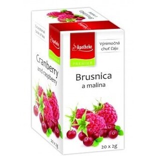 Apotheke Premier Selection Cranberry and Raspberry Tea Bags 20 x 2 g