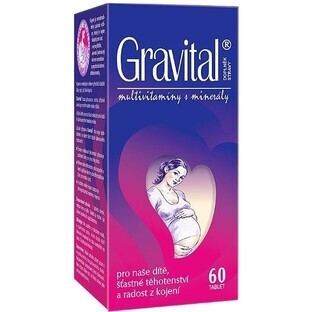 VitaHarmony Gravital pour les femmes enceintes et allaitantes 60 comprimés