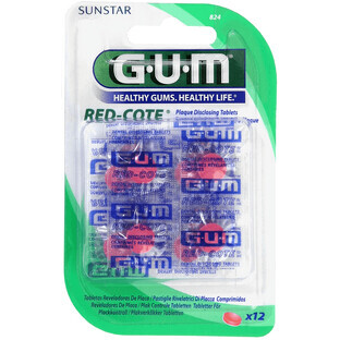 Gum Red Cote Red Plaque Indicator Tablets 12 pcs