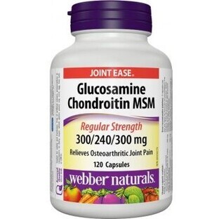 Webber Naturals Glucosamine+Chondroitin+MSM 840 mg 120 tablets