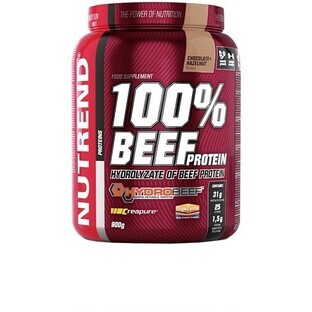 Nutrend 100% Beef Protein Ciocolată și alune 900 g