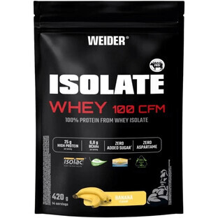 Weider Proteine Isolate del Siero del Latte 100 CFM banana 420 g