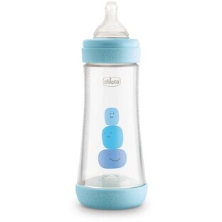 Biberon en silicone Chicco Perfect 5, garçon 300 ml