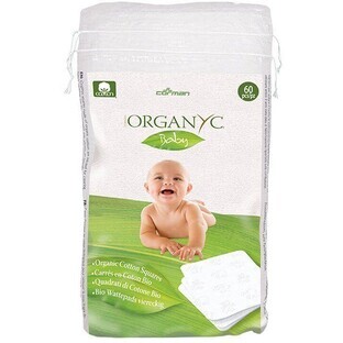 Organycatoenen reinigingsdoekjes voor baby's 60 stuks