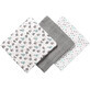 BabyOno Bamboo diapers gray 3 pcs