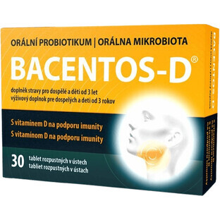 BACENTOS-D orale probiotica 30 tabletten