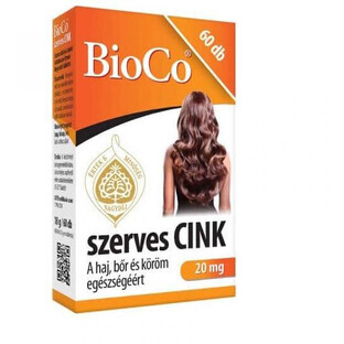BioCo Organic Zinc 60 hard capsules