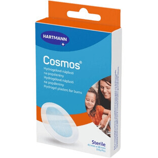 Cosmos brandwondenpleisters 68x43mm 8 stuks