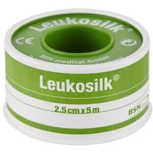 Leukosilk coil 2.5cm x 5m