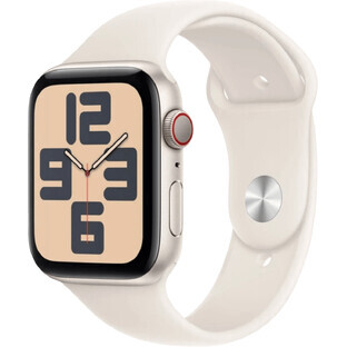 Apple Watch SE (2024) Cellular 40mm, aluminum Star White with Star White Sport Strap M/L