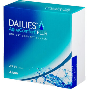 Lentes Alcon DAILIES® AquaComfort Plus® 180 uds.