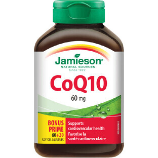 Jamieson Co-enzym Q10 60 mg 80 capsules