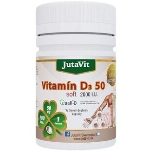 Jutavit Vitamine D3 50, 100 capsules