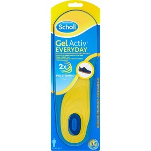 Scholl Gel Inlegzolen Everyday - heren 1 paar