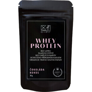 B-Fit Club Whey Protein Exclusive Ciocolată - nucă de cocos 30 g