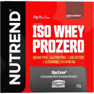 Nutrend Iso Whey Prozero Chocolate Negrese 25 g