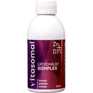 Vitasomaler liposomaler Komplex C+D3+Zn ohne Konservierungsstoffe 200 ml