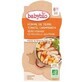 Babybio meniu cartofi cu piure de roșii, ciuperci și vițel 2 x 200 g
