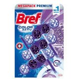Bloc hygiénique Bref Power Aktiv lavande 3 x 50 g