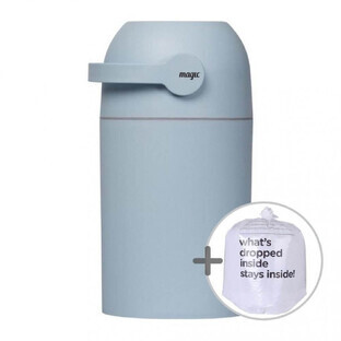 Magic Diaper System - capacité de 25 couches usagées, bleu