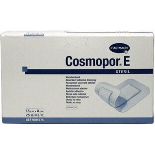 Hartmann Cosmopor e apósito estéril para heridas 15 x 8 cm 25 uds.