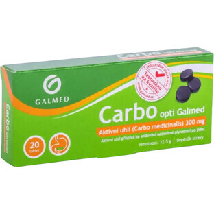 Galmed Carbo medicinalis opti 20 tablets