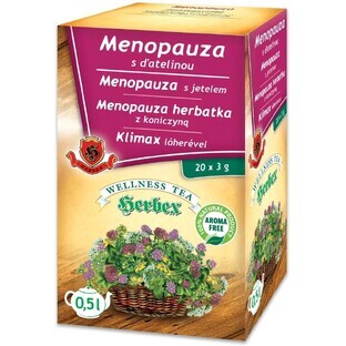 Herbex MENOPAUSE herbal blend with clover 20 x 3 g