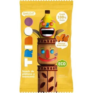 Smileat ORGANIC caramelle morbide alla mela e alla banana 100% frutta 25 g