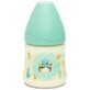 Suavinex Latex Fles met ronde speen Indisch Blauw 150 ml